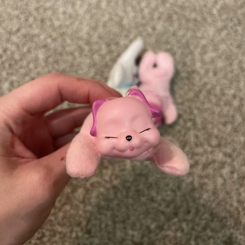Puppy Surprise Puppies Dog Plush Stuffed Animal‎ LOT Pink White Part Replacement